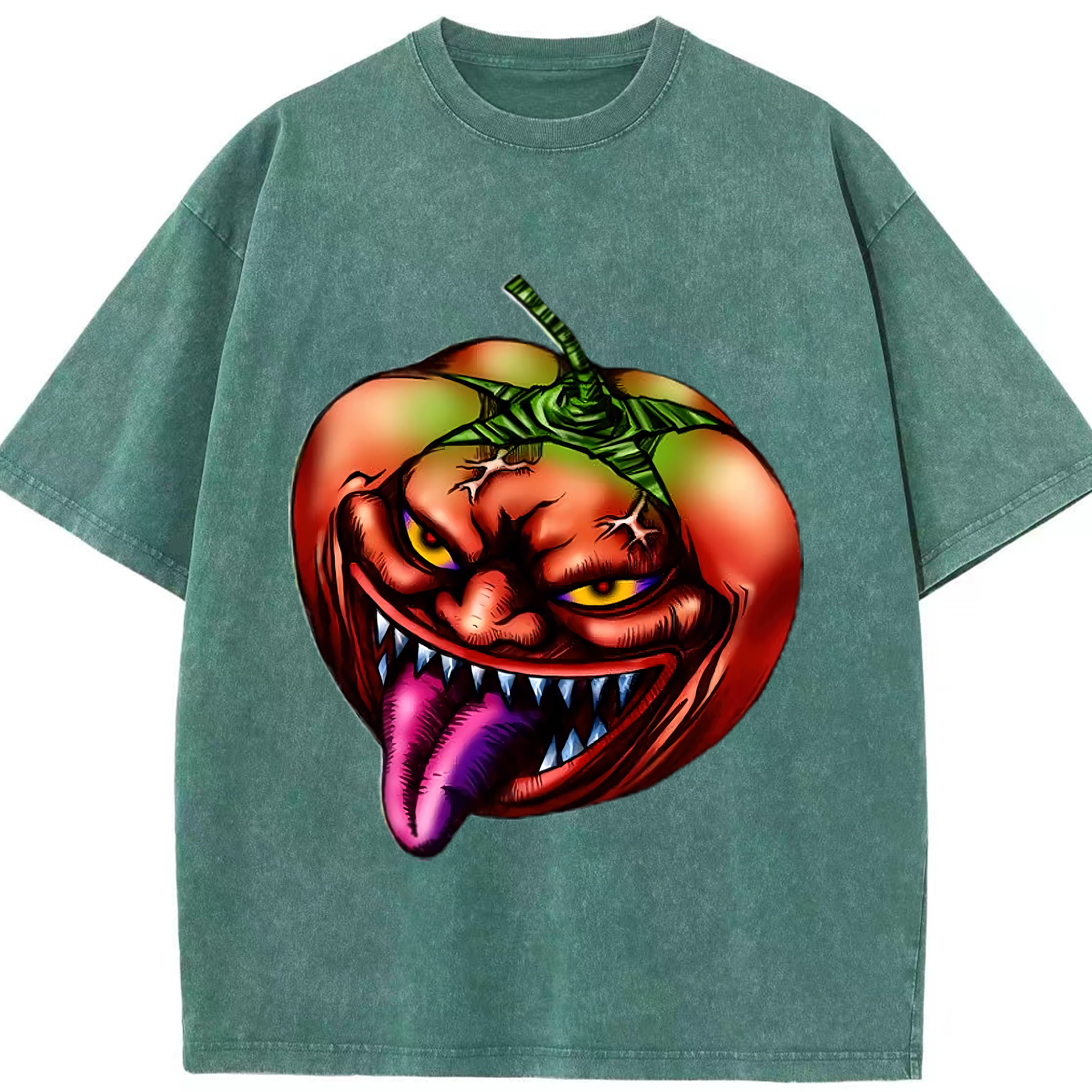 （画像用） 遊☆戯☆王 Yu-Gi-Oh! 綿100% ヴィンテージ風 半袖Tシャツ（フロントプリント）